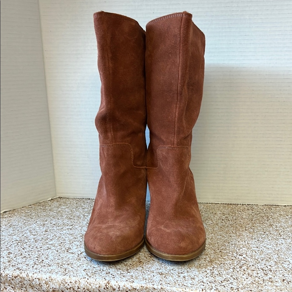 Lucky Brand Brown Suede Boots